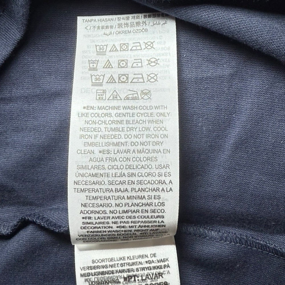 Nike Houston‎ Texans Loose Fit Rewind Pocket Shirt Men's Large Navy Blue - Picture 8 of 8